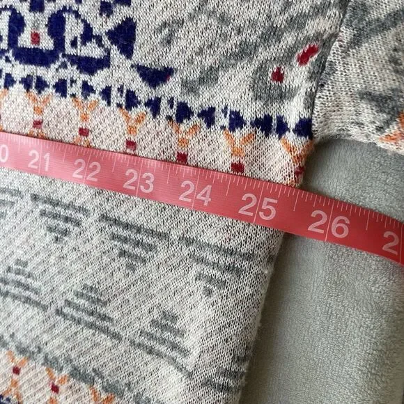 Skies Are Blue Women's Cardigan Sweater Medium Geometric Aztec Western Cowgirl - Picture 6 of 9